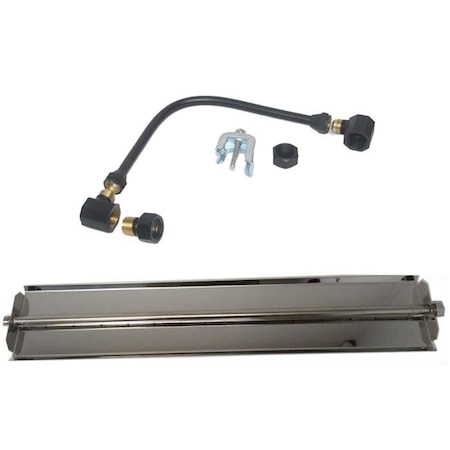 Tretco Tretco OB5SS-BK2-24-NG 24 in. 304 Stainless Steel Linear Burner Pan Kit; Natural Gas OB5SS-BK2-24-NG